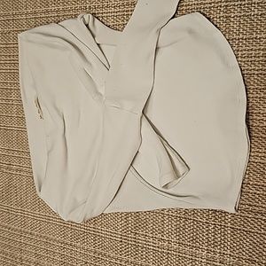 Free People Long Sleeve white waffle shirt